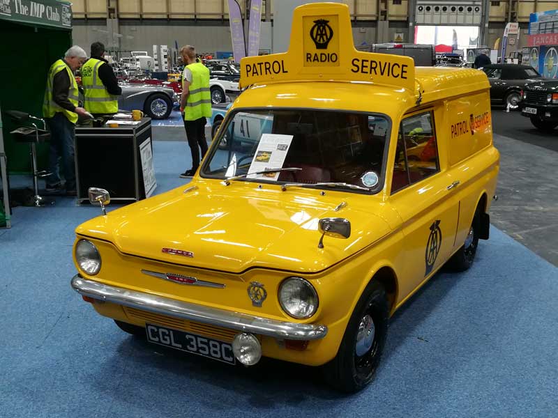 AA Commer Imp Van at NEC Restoration Show 2018